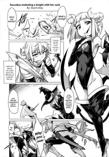 Milf Hentai Succubus Molesting a Knight with Her Cock Titty Fuck