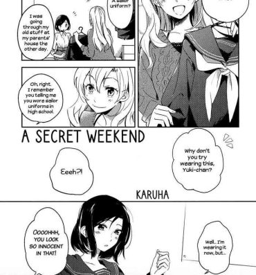 Hot Girl Fuck Naisho no Shuumatsu | A Secret Weekend- Original hentai Teens